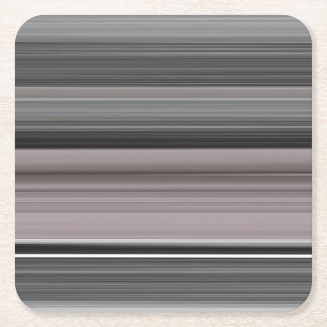Abstract #1: Grey Square Paper Coaster (Front)