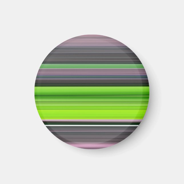 Abstract #1: Lime and gray Magnet (Front)