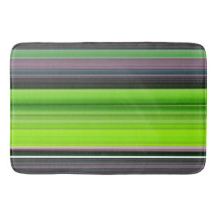 Abstract #1: Lime and grey Bath Mat