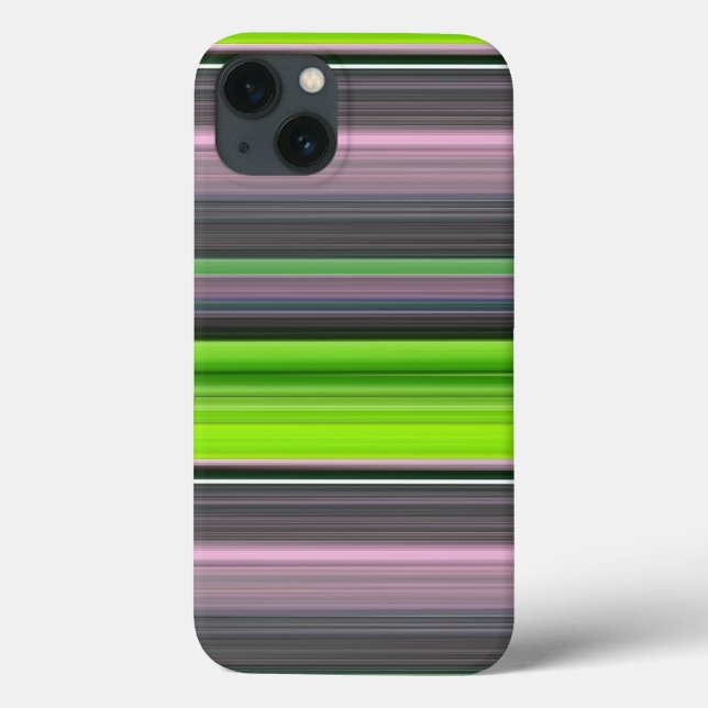 Abstract #1: Lime and grey Case-Mate iPhone Case (Back)