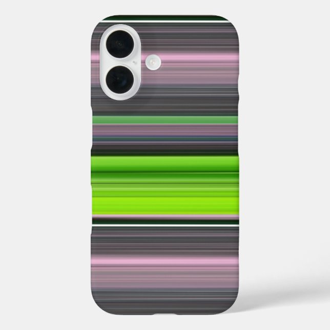 Abstract #1: Lime and grey Case-Mate iPhone Case (Back)