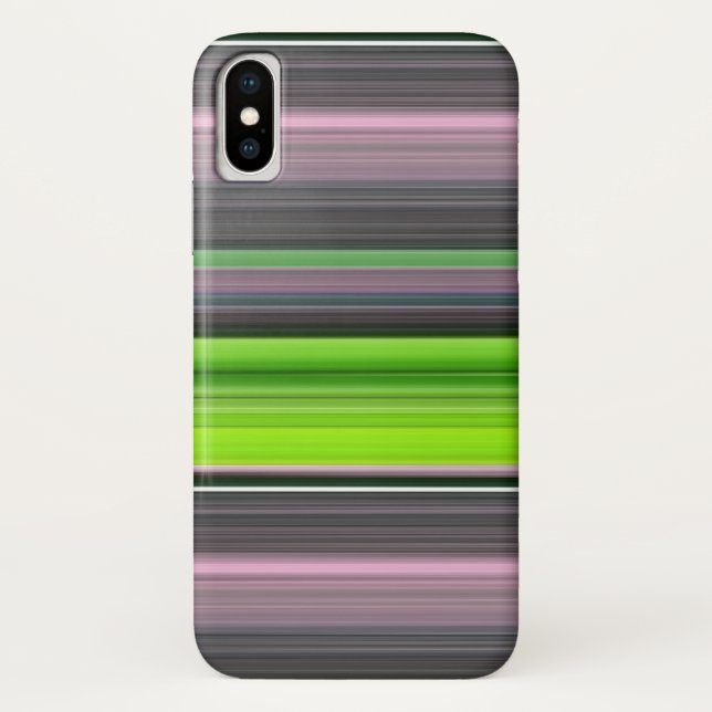 Abstract #1: Lime and grey Case-Mate iPhone Case (Back)