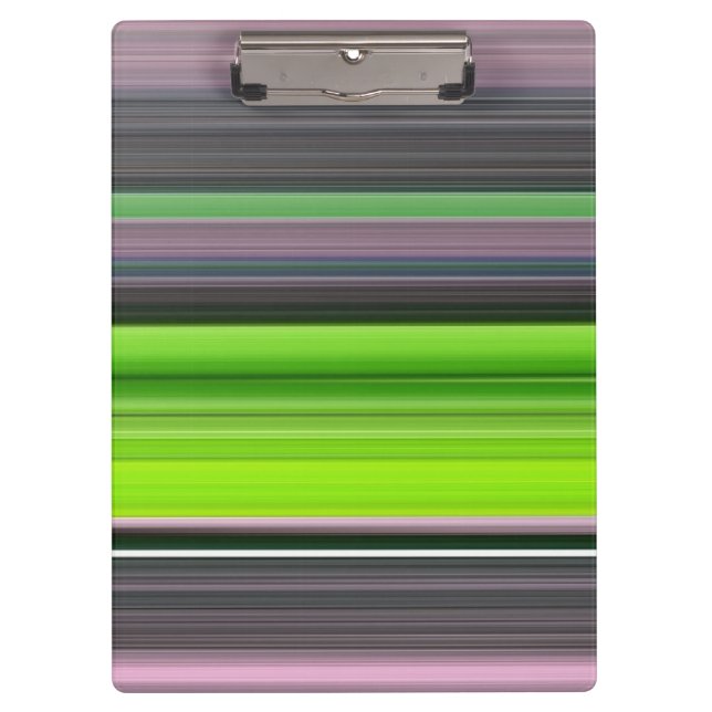 Abstract #1: Lime and grey Clipboard (Front)