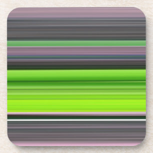 Abstract #1: Lime and grey Coaster