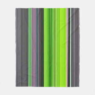 Abstract #1: Lime and grey Fleece Blanket