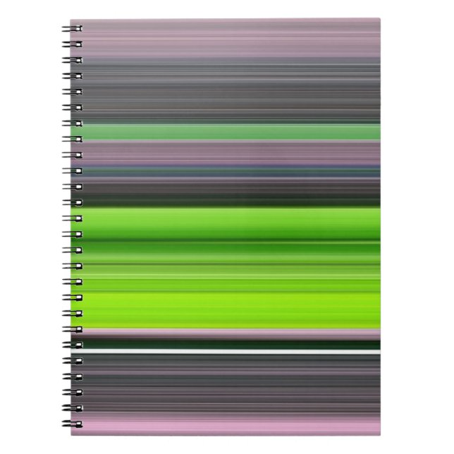 Abstract #1: Lime and grey Notebook (Front)