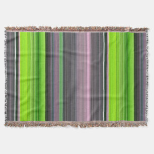 Abstract #1: Lime and grey Throw Blanket