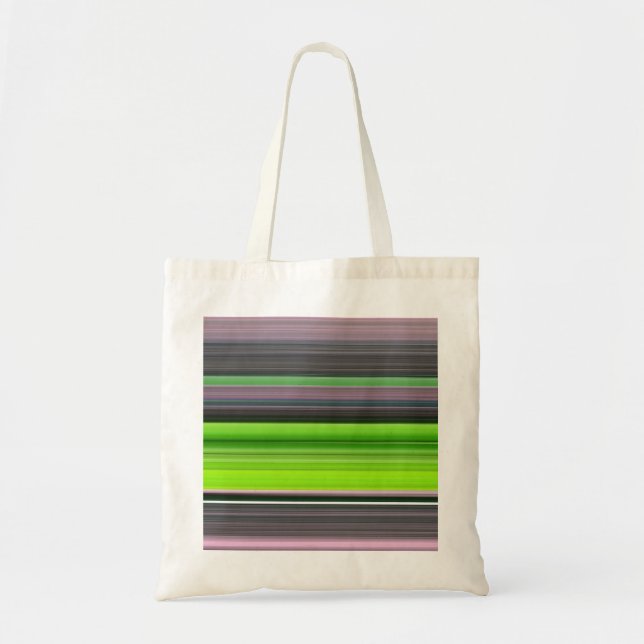 Abstract #1: Lime and grey Tote Bag (Front)