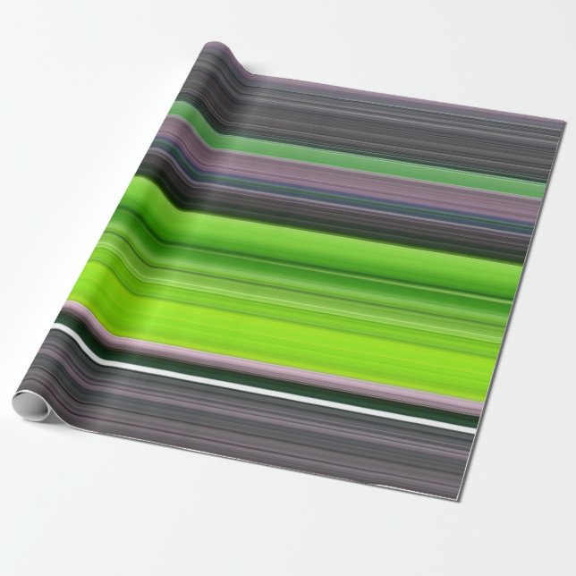 Abstract #1: Lime and grey Wrapping Paper (Unrolled)