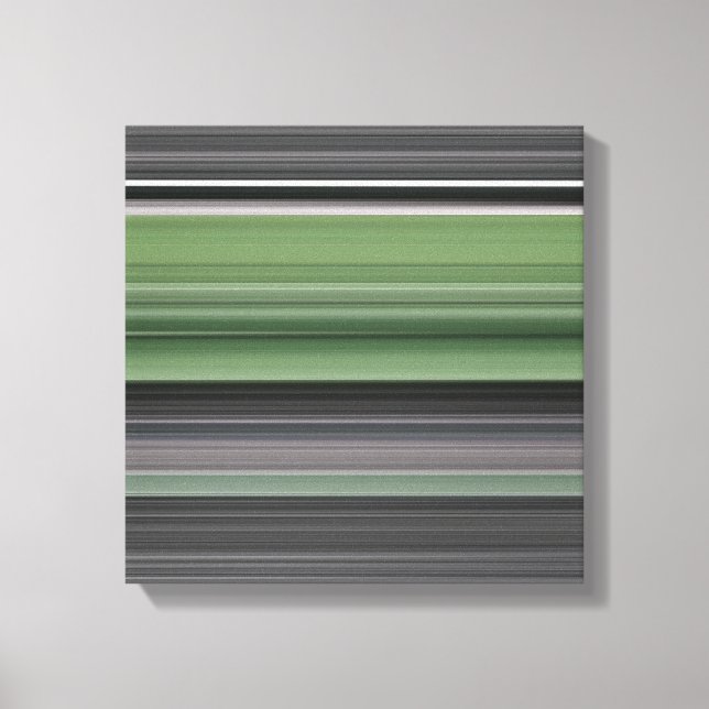 Abstract #1: Olive green and grey Canvas Print (Front)