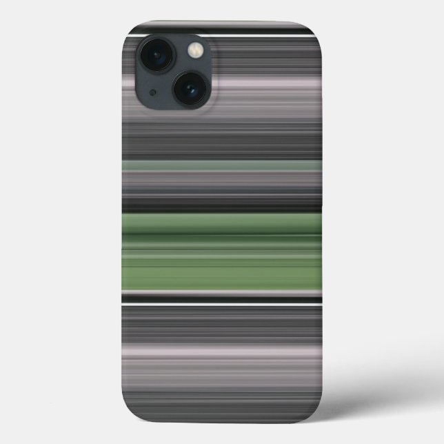 Abstract #1: Olive green and grey Case-Mate iPhone Case (Back)
