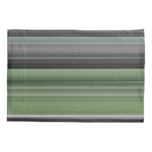 Abstract #1: Olive green and grey Pillowcase