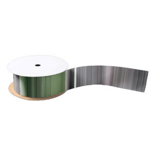 Abstract #1: Olive green and grey Satin Ribbon