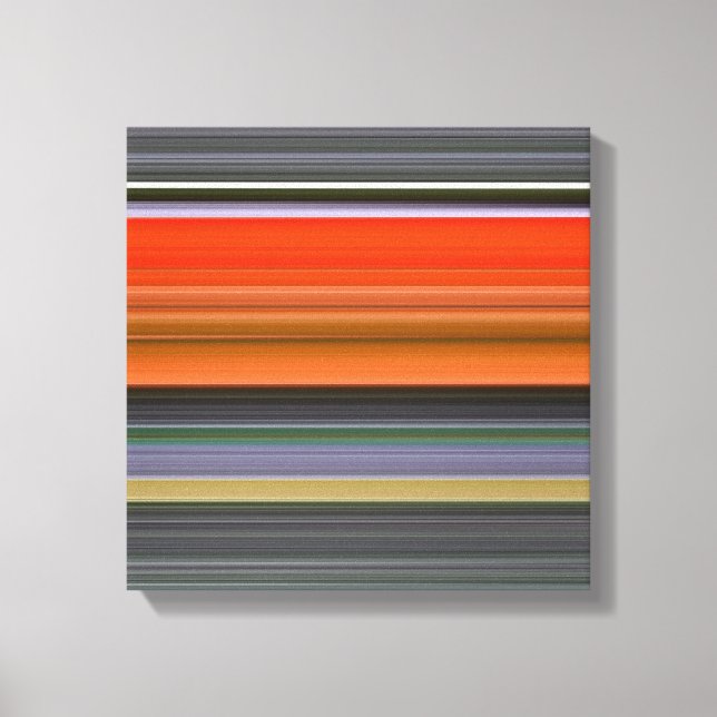 Abstract #1: Orange and grey Canvas Print (Front)
