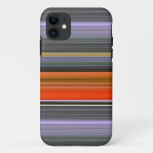 Abstract #1: Orange and grey iPhone 11 Case