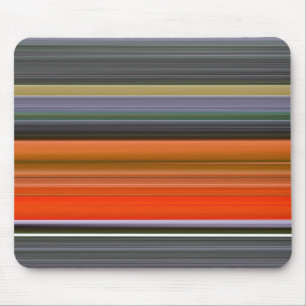 Abstract #1: Orange and grey Mouse Mat