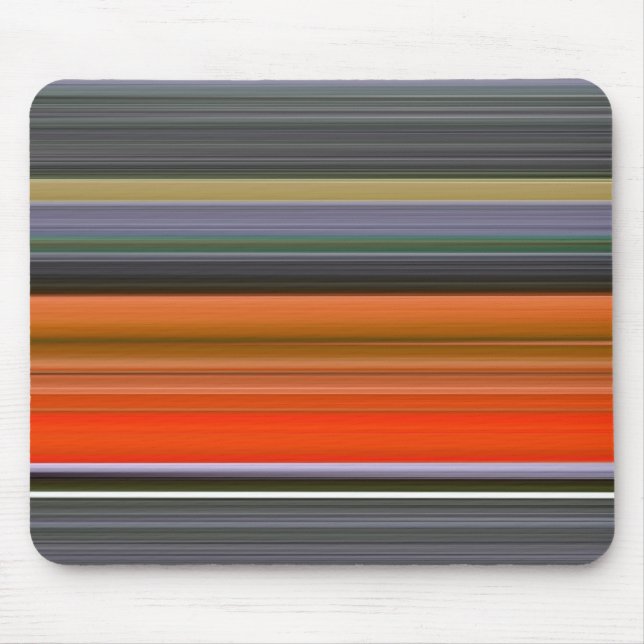 Abstract #1: Orange and grey Mouse Mat (Front)