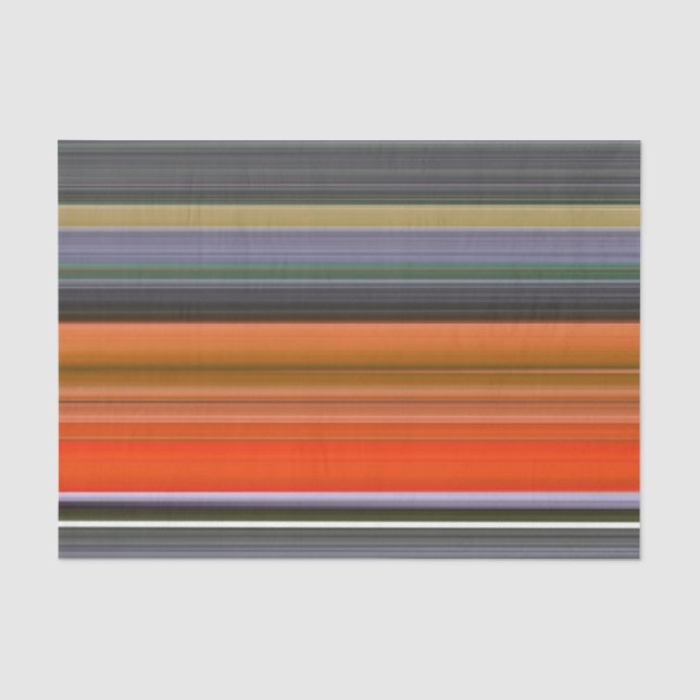 Abstract #1: Orange and grey Tissue Paper (Front)