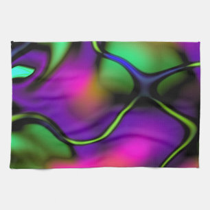 Abstract 1 Pastel Motion Tea Towel