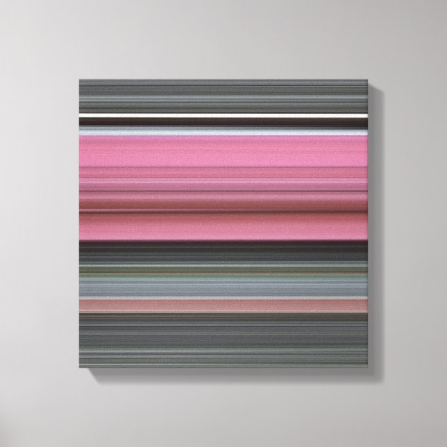 Abstract #1: Pink and grey Canvas Print (Front)