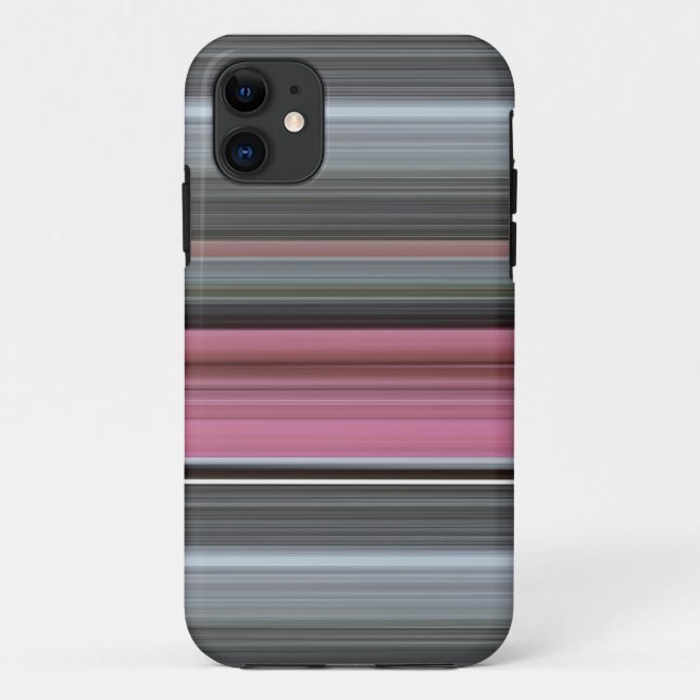 Abstract #1: Pink and grey Case-Mate iPhone Case (Back)