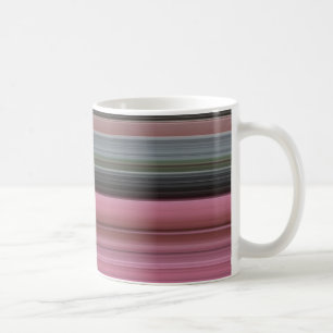 Abstract #1: Pink and grey Coffee Mug