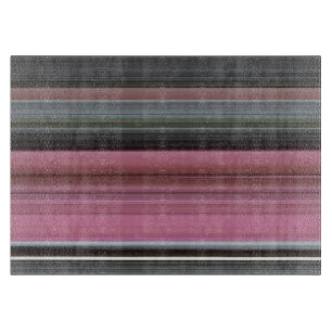 Abstract #1: Pink and grey Cutting Board