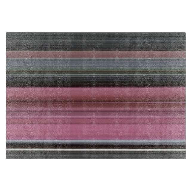 Abstract #1: Pink and grey Cutting Board (Front)