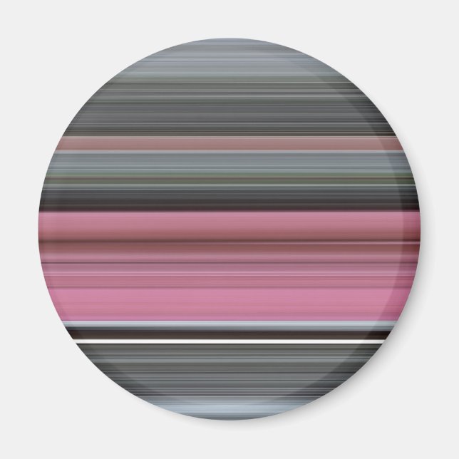 Abstract #1: Pink and grey Magnet (Front)