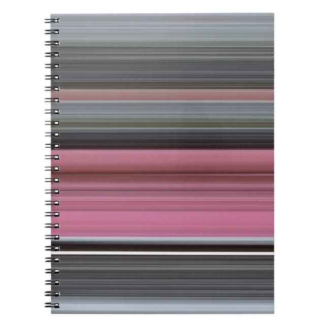 Abstract #1: Pink and grey Notebook (Front)