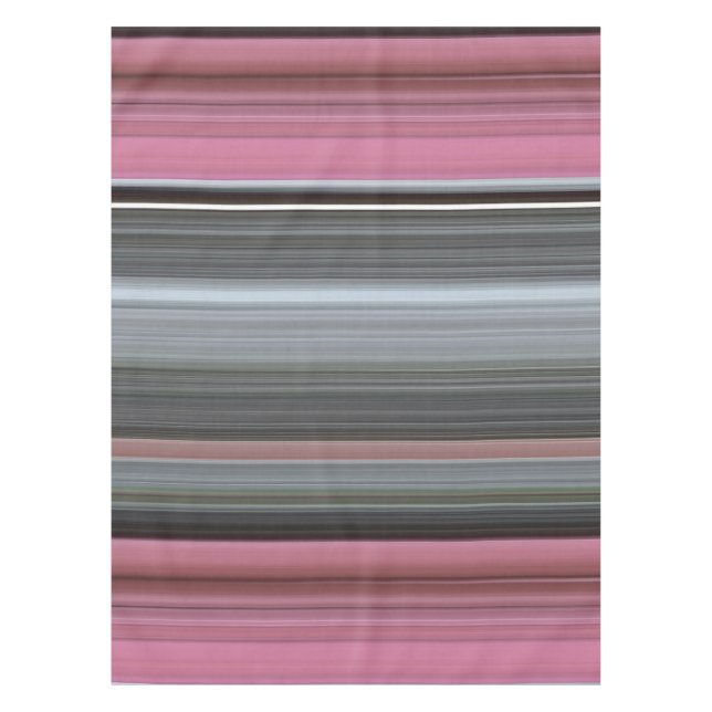 Abstract #1: Pink and grey Tablecloth (Front)