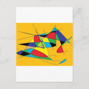 Abstract 1 postcard