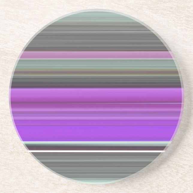 Abstract #1: Purple and gray Coaster (Front)