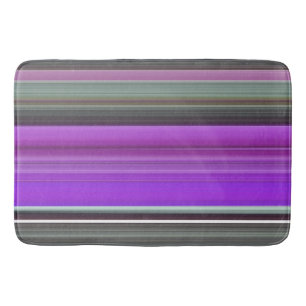 Abstract #1: Purple and grey Bath Mat