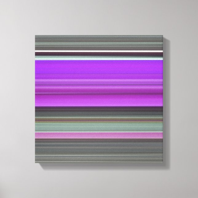 Abstract #1: Purple and grey Canvas Print (Front)