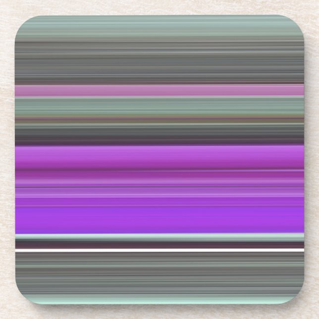 Abstract #1: Purple and grey Coaster (Front)