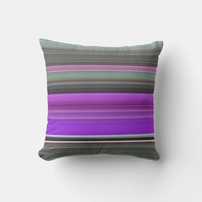 Abstract #1: Purple and grey Cushion (Front)