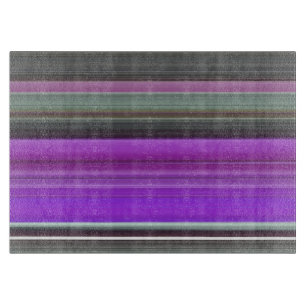 Abstract #1: Purple and grey Cutting Board