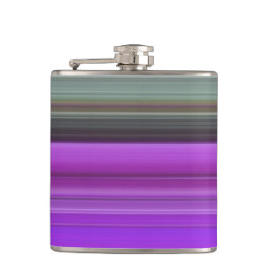 Abstract #1: Purple and grey Hip Flask