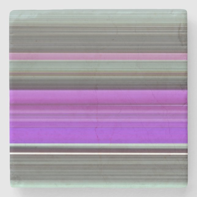 Abstract #1: Purple and grey Stone Coaster (Front)