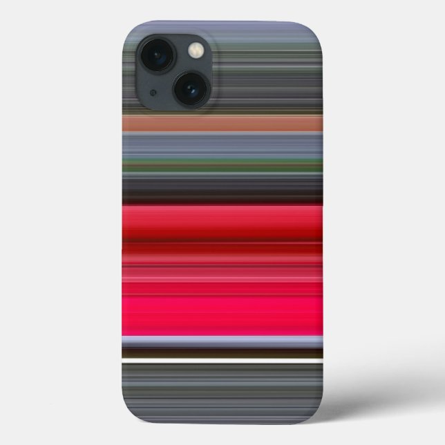 Abstract #1: Red and Grey Case-Mate iPhone Case (Back)
