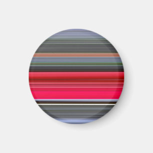 Abstract #1: Red and Grey Magnet