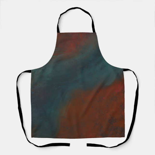 Abstract 1: reds and blues apron (Front)