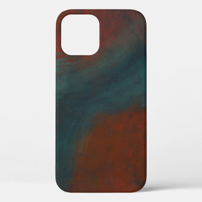 Abstract 1: reds and blues Case-Mate iPhone case (Back)