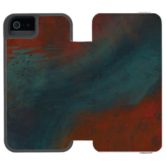 Abstract 1: reds and blues incipio watson™ iPhone 5 wallet case