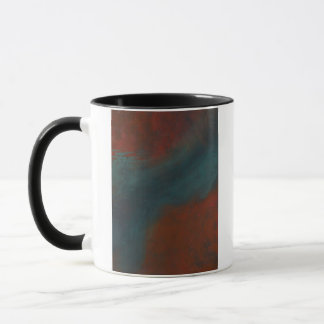 Abstract 1: reds and blues mug