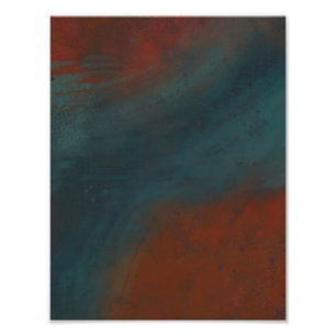 Abstract 1: reds and blues photo print