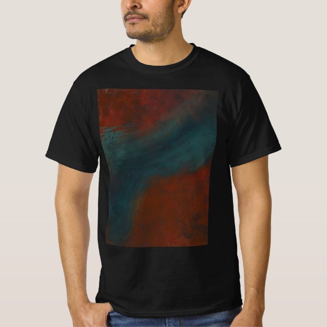 Abstract 1: reds and blues T-Shirt (Front)