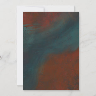 Abstract 1: reds and blues thank you card