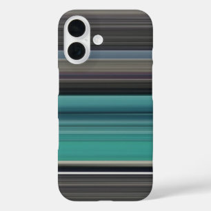 Abstract #1: Teal and grey Case-Mate iPhone Case